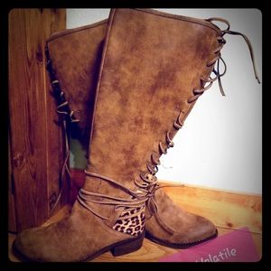 Very Volatile 7.5 Leopard Boot
